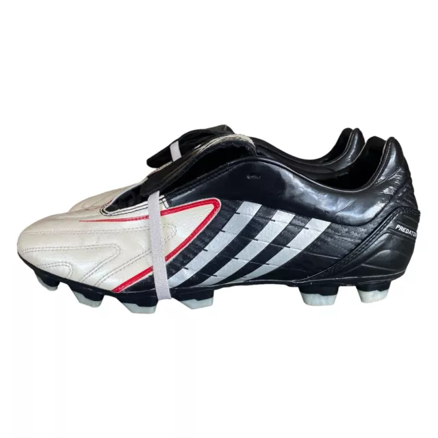 Adidas Predator Powerswerve TRX FG 2008 negro blanco rojo 036910 para hombre Reino Unido 9,5