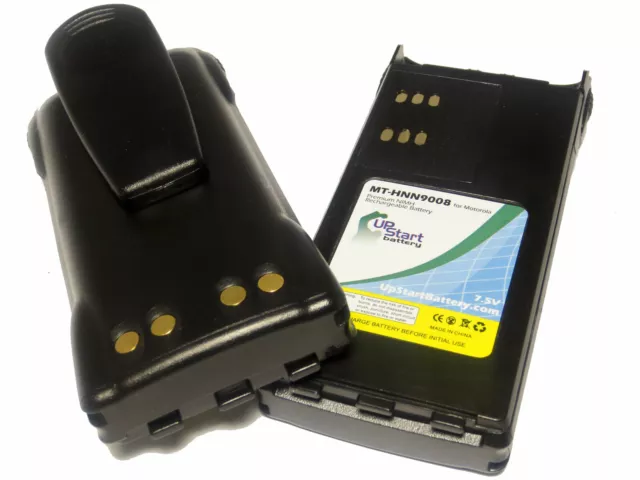2x Two-Way Radio Battery for Motorola GP380 PRO5150 GP140 GP580 GP280 HNN9009AR
