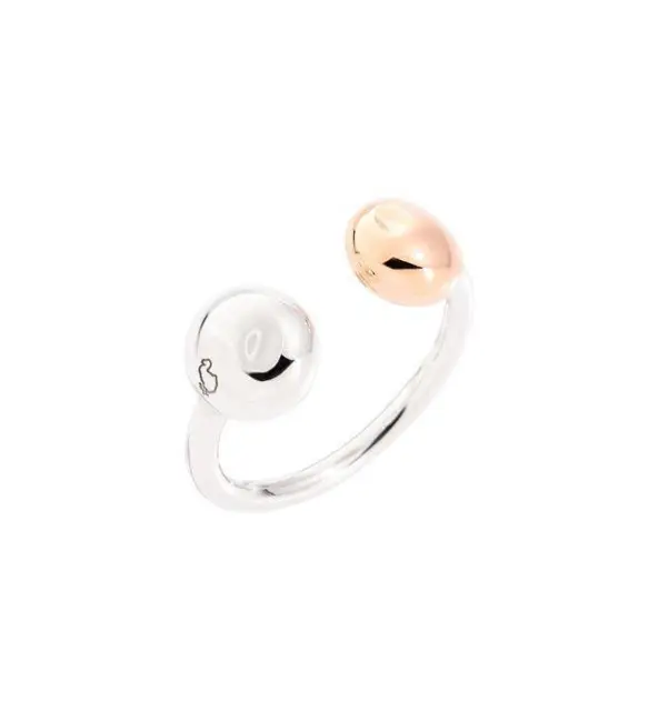 Ring DoDo Pepita Adpep / A/9 Gold Pink 9 KT Silber Ring Dac0008_ Pepit _0009a