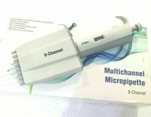 8 Channel Multichannel Micropipette