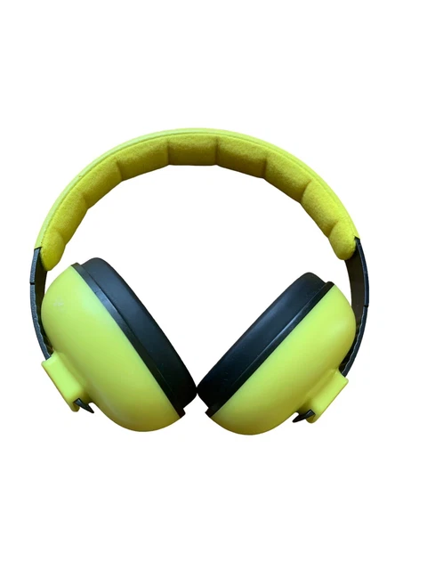 ROMS Baby Earmuffs Child Ear Protection Yellow 3 Months to 2 Years Adjustable