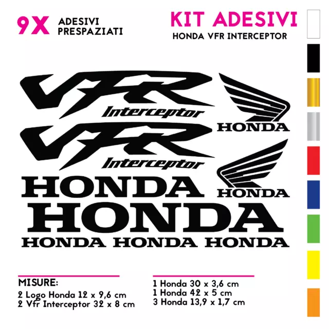 Kit Adesivi Honda Vfr Interceptor Colori A Scelta