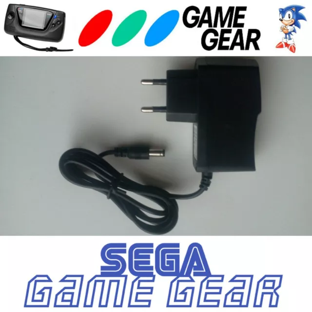 Alimentation Console Sega Game Gear. Adaptateur Secteur Courant Transformateur.