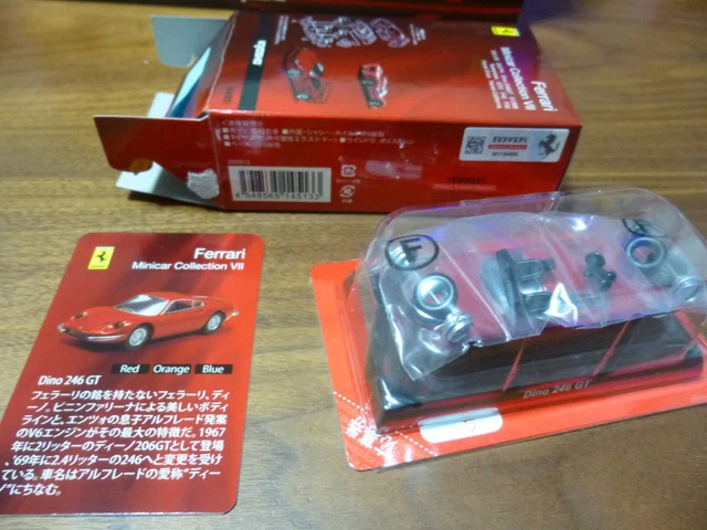 Kyosho 1/64 Ferrari Minicar Collection Dino 246Gt Red