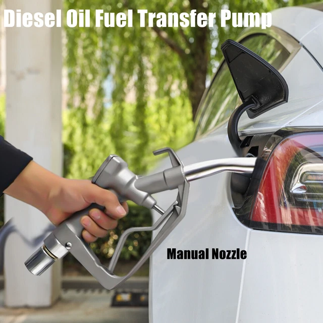 60l/min Electric Oil Fuel Diesel Transfer Pump w/ Meter Hose+Manual Nozzle