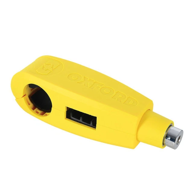 Oxford LeverLock blocco giallo blocco di sicurezza freno moto scooter