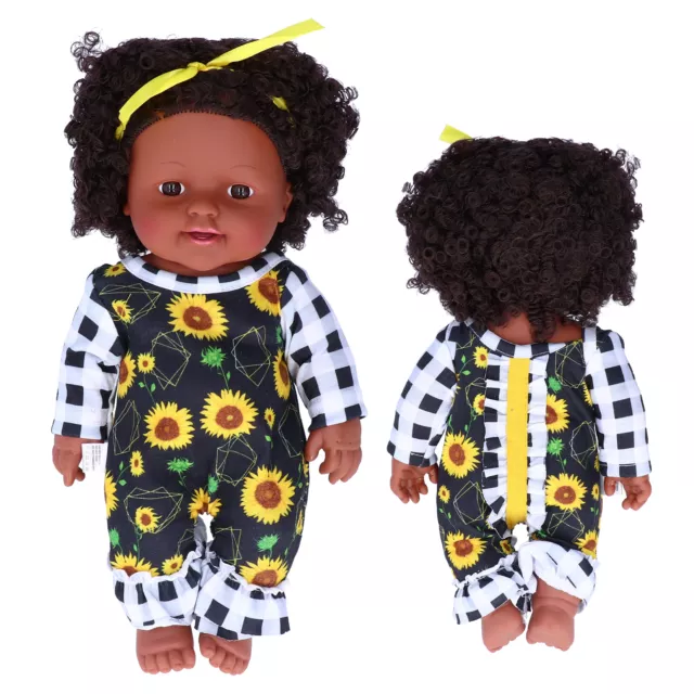 Afrikanische Babypuppe Babypuppe Reborn Babypuppen schwarz Mädchenpuppe umweltfreundlich für