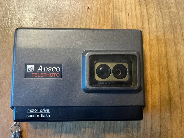 Cámara de teleobjetivo disco vintage Ansco HR65 - sin probar