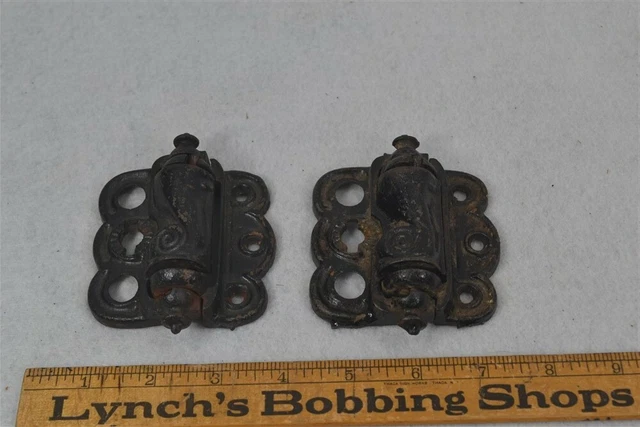hinges old early period cast iron screen door hinges matches pair antique 1800
