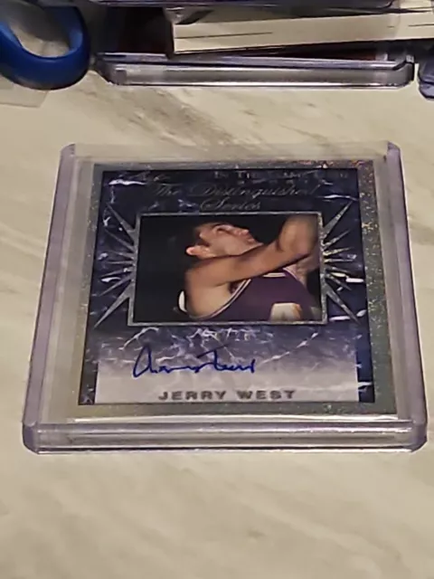 2022 In The Game Used  Sports Jerry West Signed Auto 16/25 LA Lakers #DS-JW1