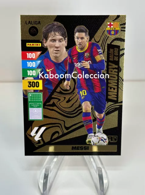 Lionel Messi Memory Balon De Oro 2023-24 Cromo Panini Adrenalyn Xl La Liga 23/24