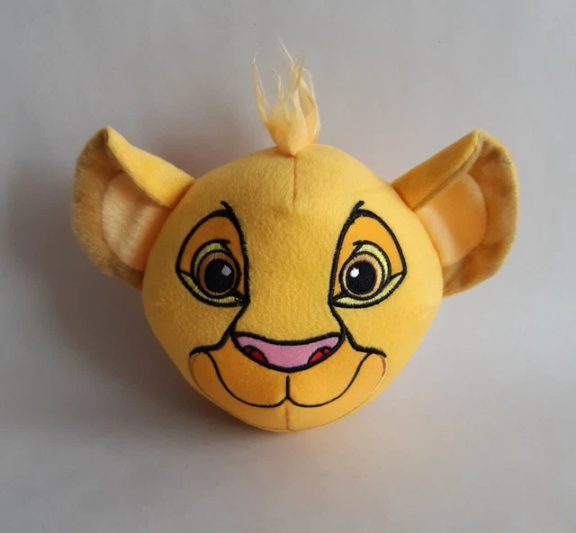 THE LION KING Simba Head Plush Pillow Soft Stuffed Toy Disney 20CM 10.