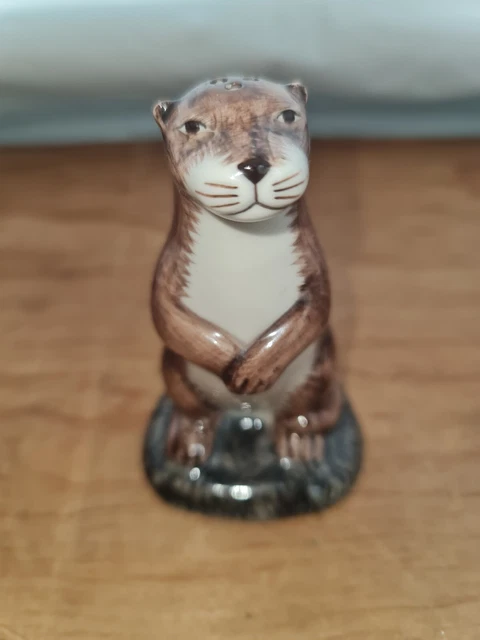 Pepper Ceramic Otter Condiment Collectable