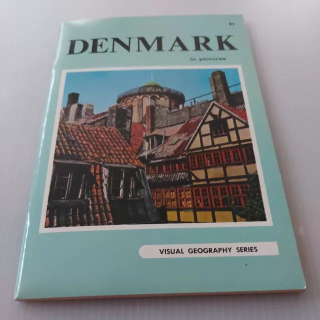 1966, Denmark In Pictures, Visual Geography Series, Paperback Booklet