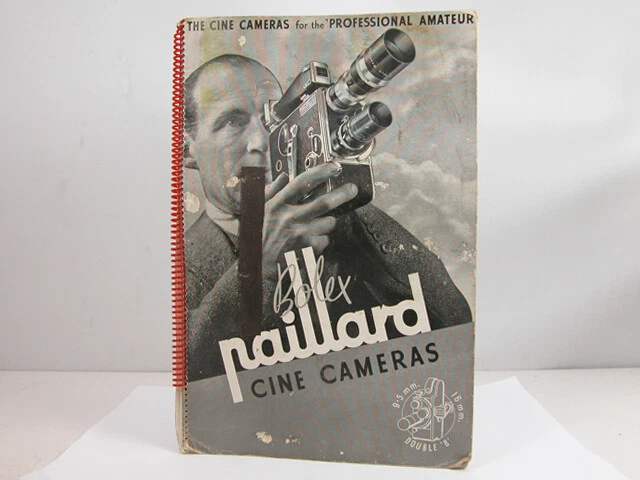 Early & Rare Vintage BOLEX 16mm Movie Camera Factory BROCHURE With Lenses