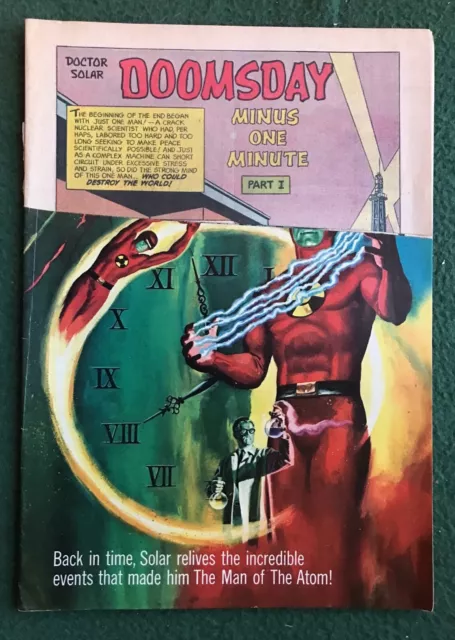 Doctor Solar Man of the Atom #15 Gold Key Comics Silver Age stripped reader copy
