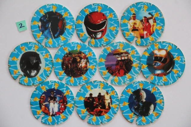 Colección Tazos Power Rangers La Pelicula , Matutano - 1995 Tazo Caps Pogs Numero 9~x50956937