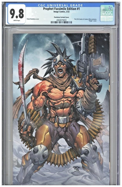Prophet Facsimile Edition #1 CGC 9.8 Pantalena Virgin Variant Cover COA 500 616