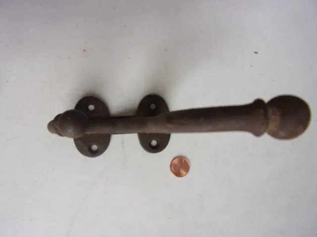 Large Antique Cast Iron Harness Hook, 5 1/2", Tack, Barn, Horse 2