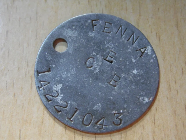 WW2 RELIC DOGTAG ww2 RAC RTR Recce Replacement from GSC - FENNA 043 EUR ...