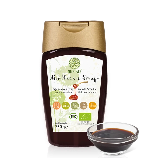 NUR BIO® sciroppo Yacon 250 g sostituto zucchero naturale senza additivi