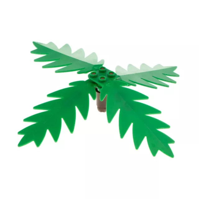 1X LEGO PLANTE Palmier Feuille Grand 10x5 Vert Couronne Fût Braun 2566 2536  2518 EUR 7,51 - PicClick FR