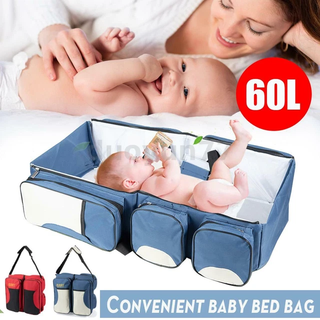 60L Large Baby Diaper Bag Mummy Maternity Nappy Backpack Waterproof Travel Bags