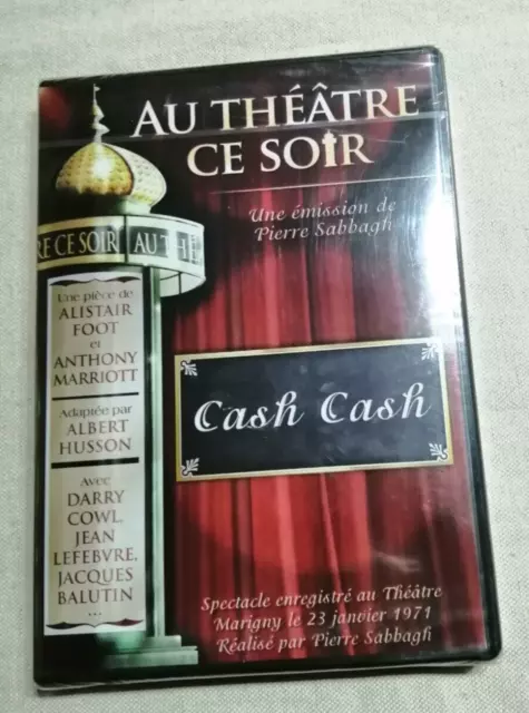 Dvd Cash Cash (Au Théâtre Ce Soir) Neuf Sous Blister Jean Lefebvre Darry Cowl