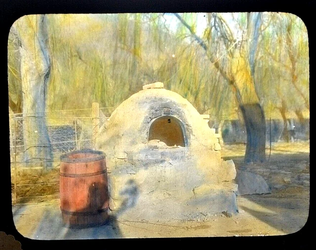 Open Outdoor Oven    Argentina        MAGIC LANTERN GLASS SLIDE