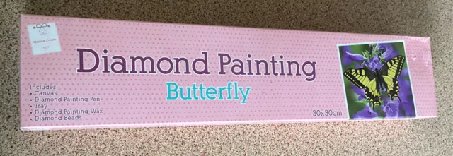 The Works Diamond painting kit Butterfly.