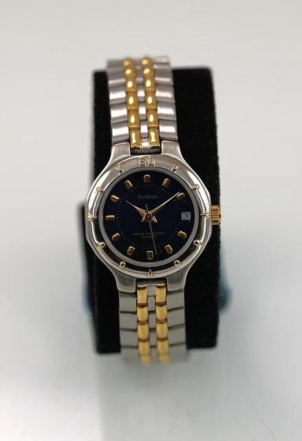 Montre Homme Armitron 20/5111SV Y121E Argentée - Résistante à L'eau, état Excellent