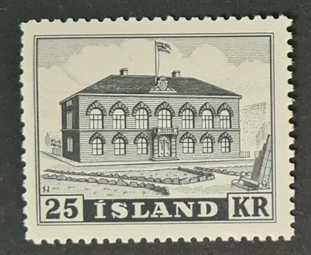 FRANCOBOLLI ISLANDIA 1952 COSTRUZIONE DI ALTHING NUOVO DI ZECCA - #3921r