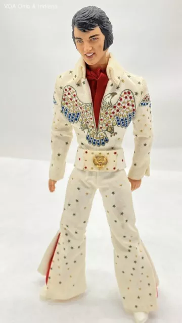 Timeless Treasures From Mattel 2000 Elvis Featuring White Eagle Jumpsuit Doll