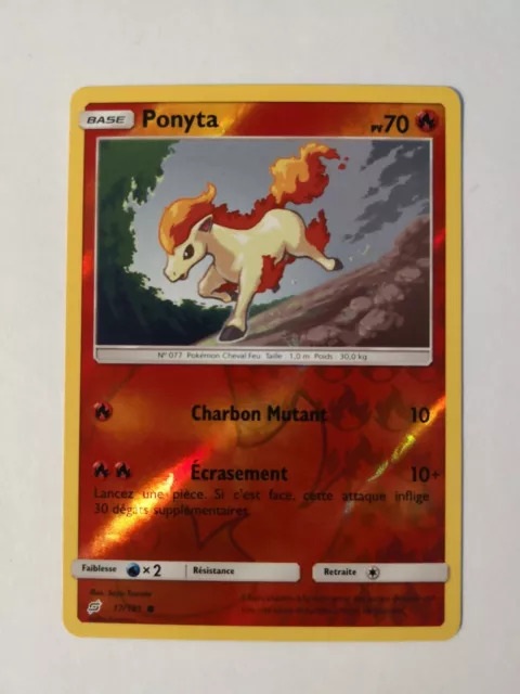 Pokemon Card - Ponyta Reverse 17/181 - SL09: Shock Duo