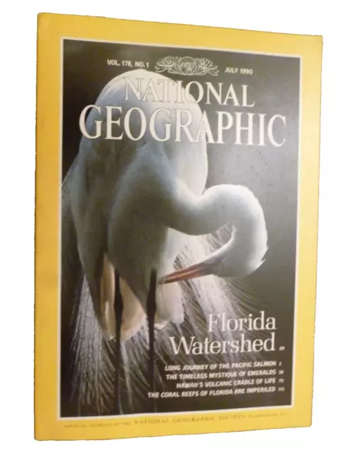National Geographic Magazine July 1990 - Florida Watershed