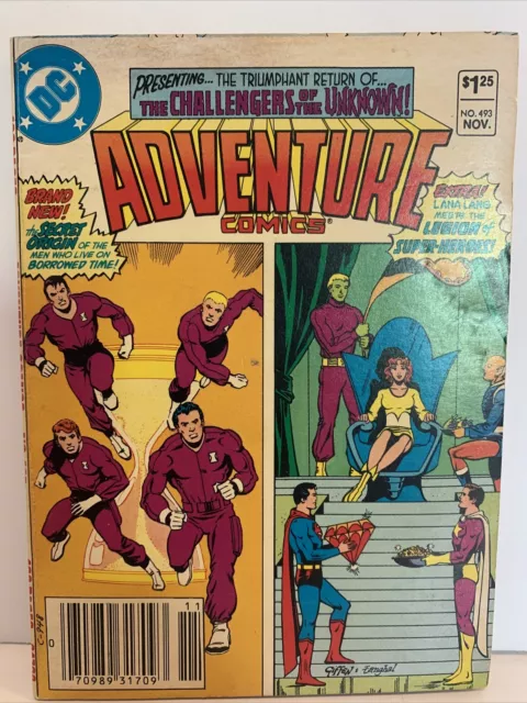 ADVENTURE COMICS #493 Challengers/Legion of Superheroes 1982 DC Digest Comics