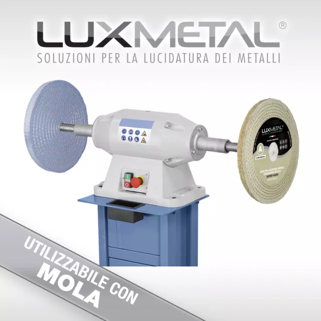 lux metal kit lucidatura per pulire cerchi cerchioni ruote in lega cromo alcoa 3