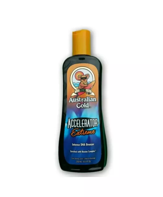 Australian Gold/Accelerator Extreme 250ml/Solariumkosmetik/Bräunungslotion