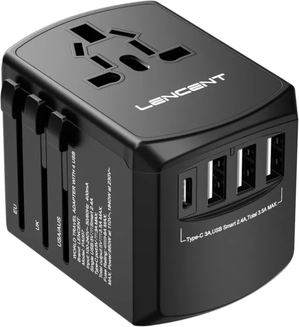 EPICKA Universal Travel Adapter One Worldwide International Wall Charger AC Plug
