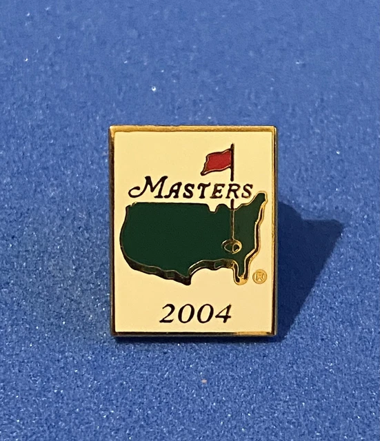 2004 MASTERS AUGUSTA National Golf Club EMPLOYEE Pin Phil Mickelson Won
