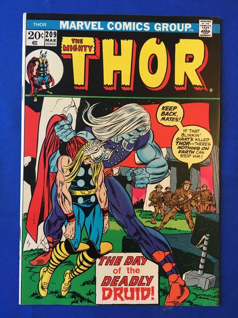 The Mighty Thor #209 VFN+ (8.5) MARVEL ( Vol 1 1973) 1st app Demon Druid (3)