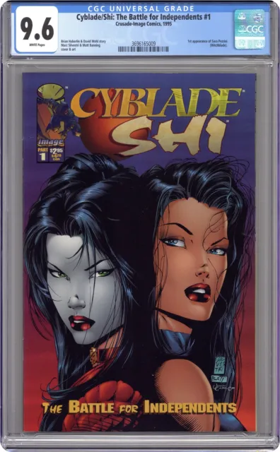 Cyblade Shi The Battle for Independents 1A Silvestri CGC 9.6 1995 3696165009