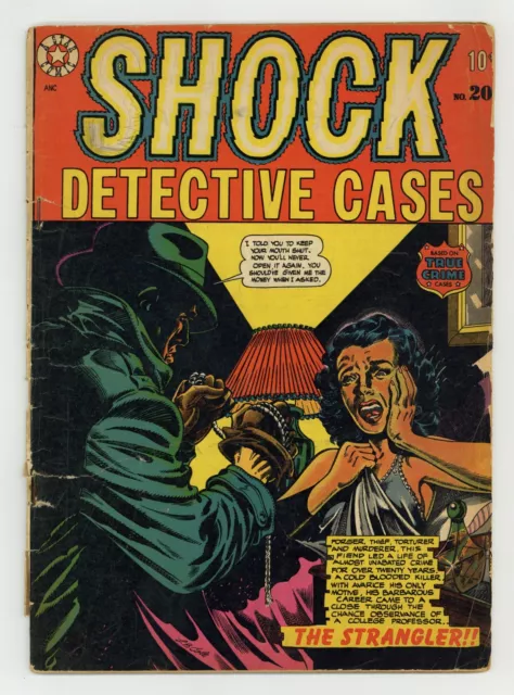 Shock Detective Étuis #20 Gd- 1.8 1952