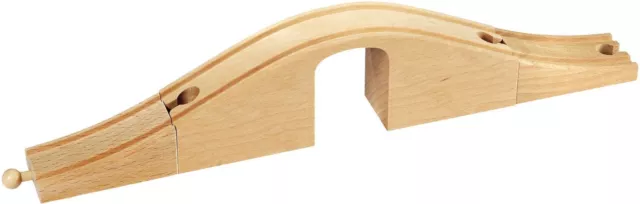 BRIO® Spielzeugeisenbahn-Brücke Holzspielzeug, BRIO® WORLD, Unterführung