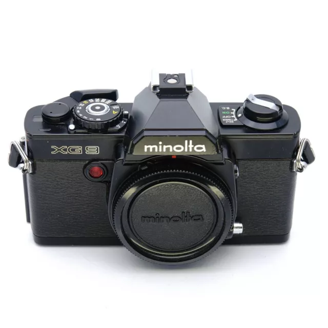 Minolta XG 9 XG S body black 35mm film SLR Spiegelreflexkamera / new SEALS / LED