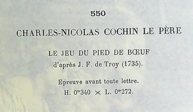 Gravur - Le Jeu Du -fuß Ox Nach J. f. De Troy (1735) 3