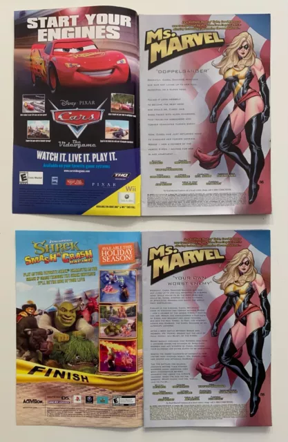 Ms Marvel #9, 10, 11 & 12 Comics (Marvel 2007) 4 x FN +/- Ausgaben 3