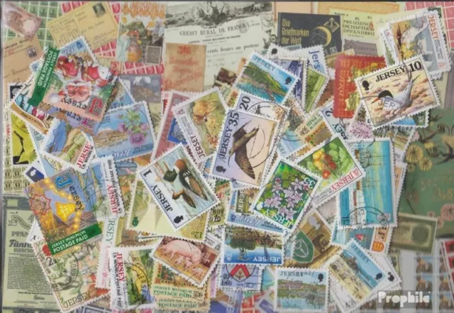 united kingdom - Jersey Stamps 100 different stamps