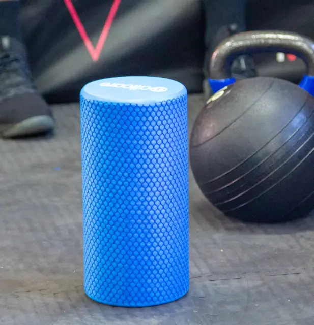Allcare Round Foam Roller 30cm Blue - Yoga Pilates Exercise Gym Massage Physio
