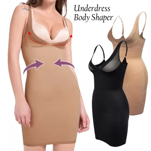 Women's Shapewear Full Slip for Under Dresses Body Shaper Seamless Tummy  Control